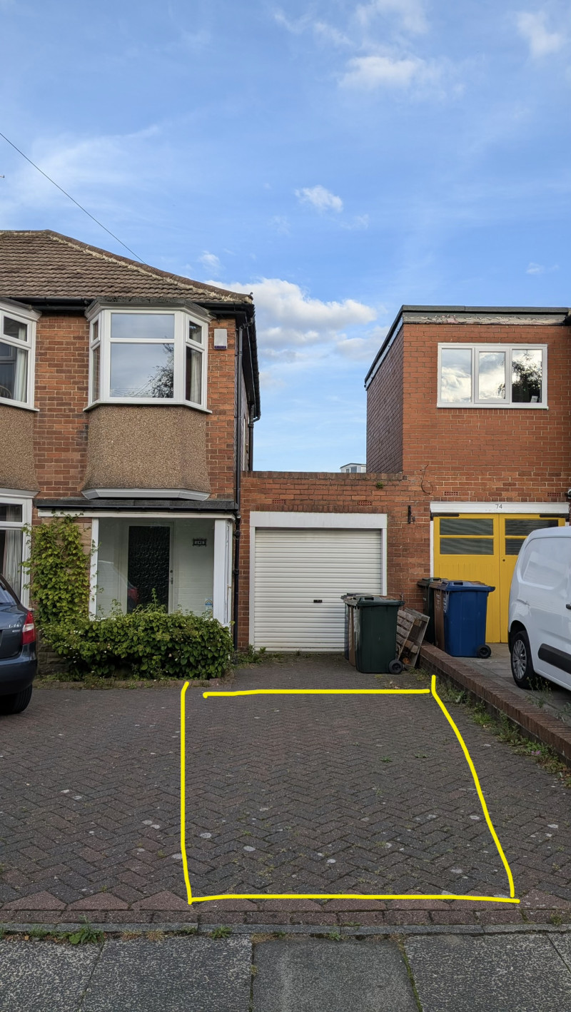 Parking on Melville Grove, NE7