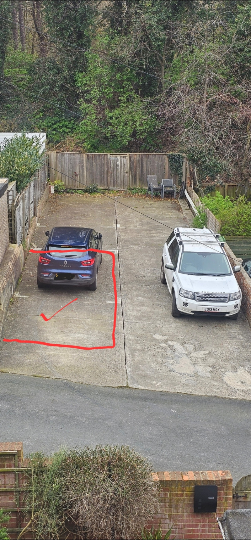 Parking on Hanover Terrace, YO21