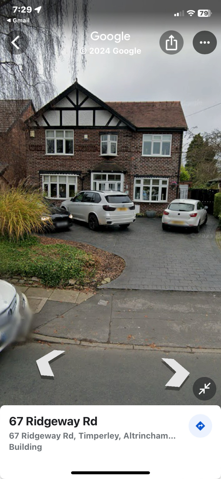 Parking on Ridgeway Road, WA15