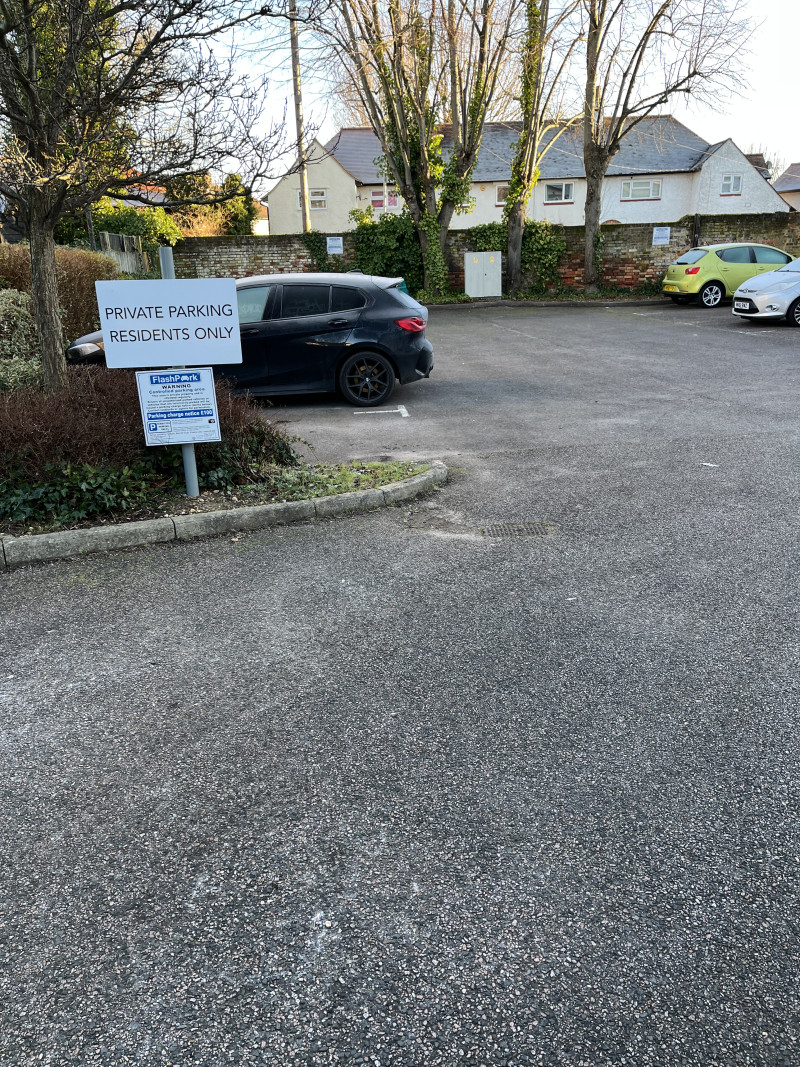 Parking on Lavender Crescent, AL3