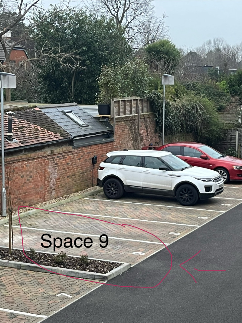 Parking on Beales Lane, KT13