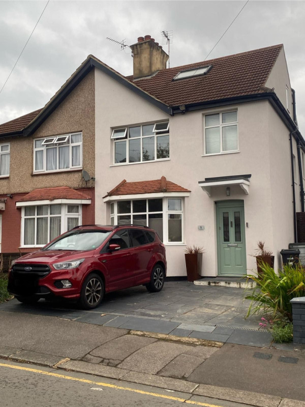 Parking on Ewanrigg Terrace, IG8