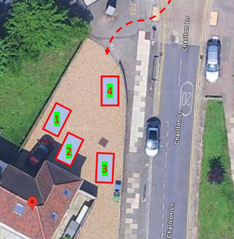 Parking on Charlton Lane, SE7