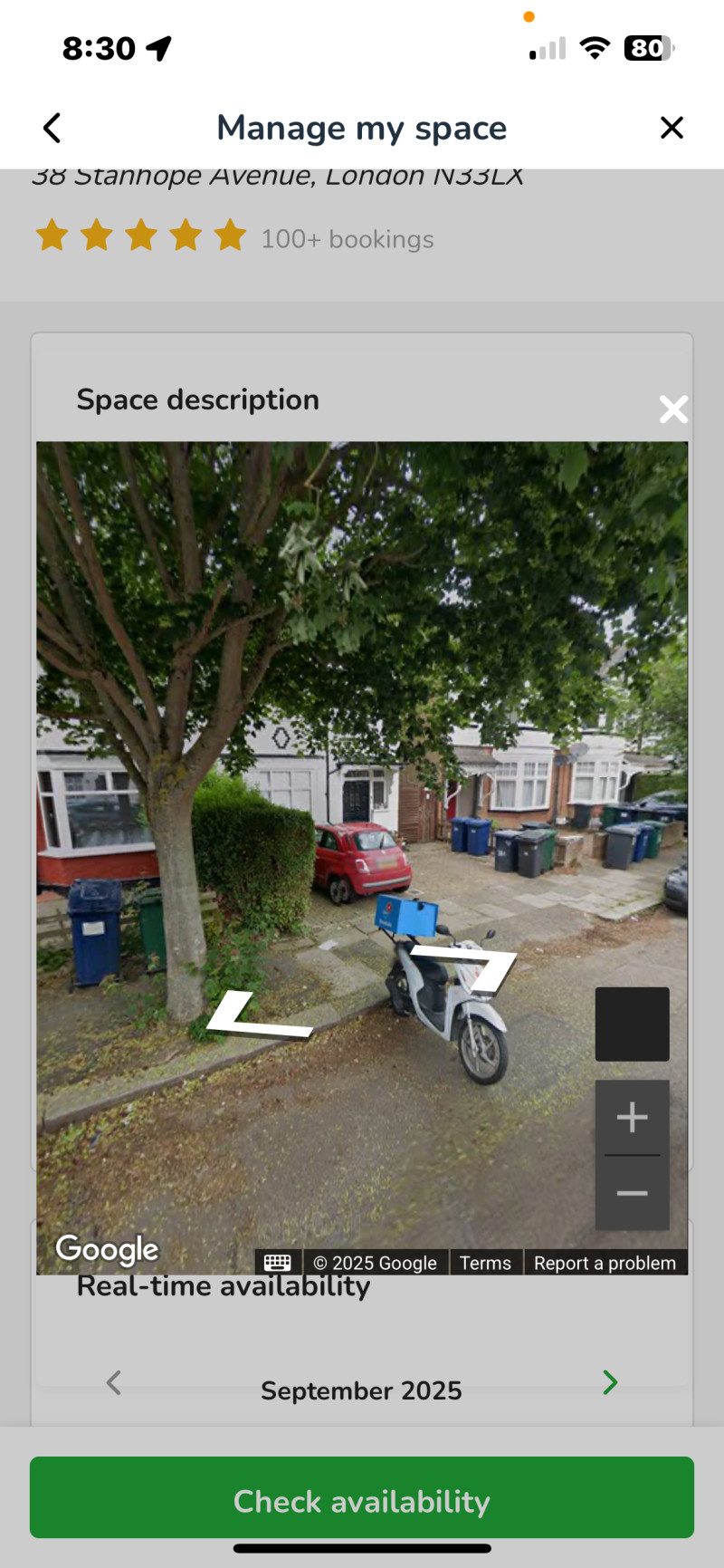 Parking on Stanhope Avenue, N3
