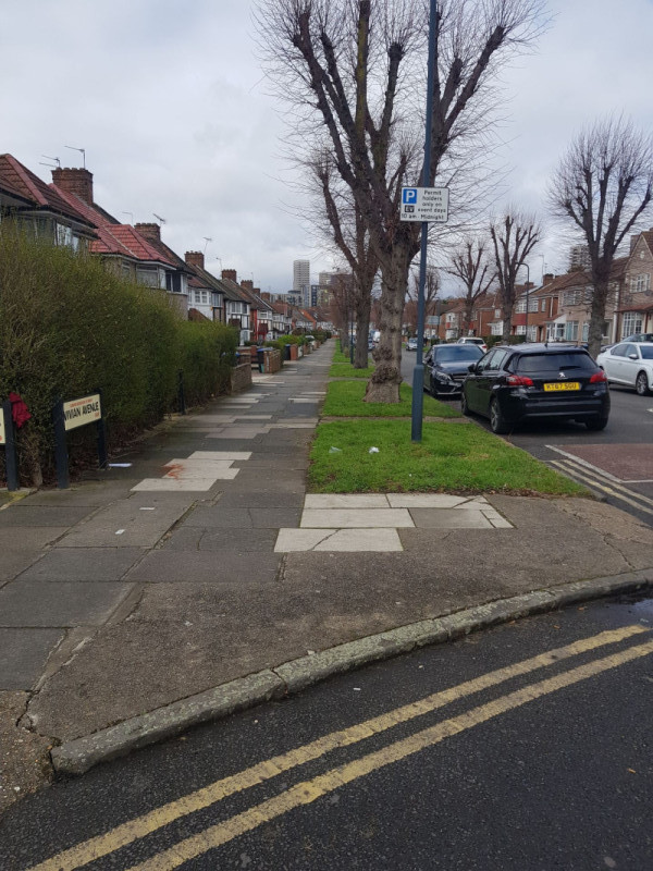 Parking on Vivian Avenue, HA9