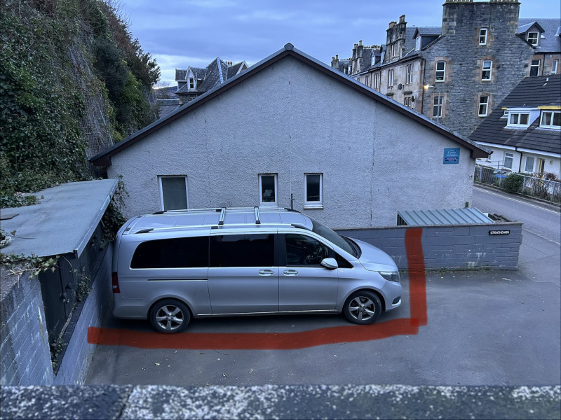 Parking on Breadalbane Street, PA34