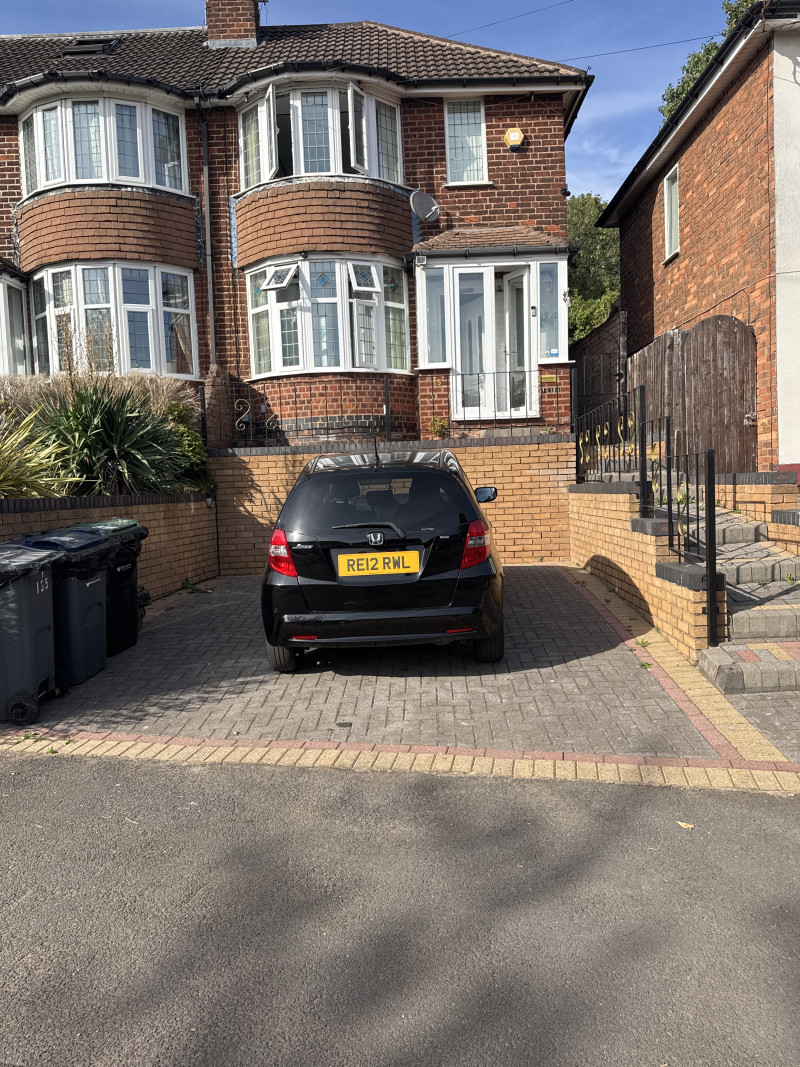 Parking on Rocky Lane, B42