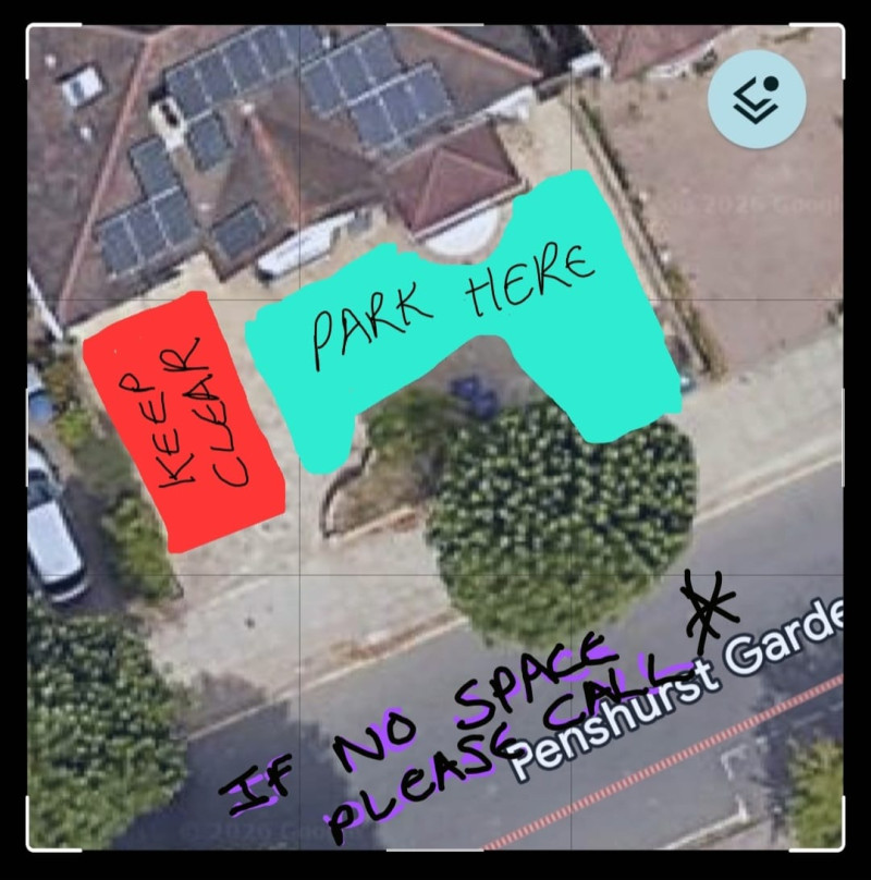 Parking on Penshurst Gardens, HA8