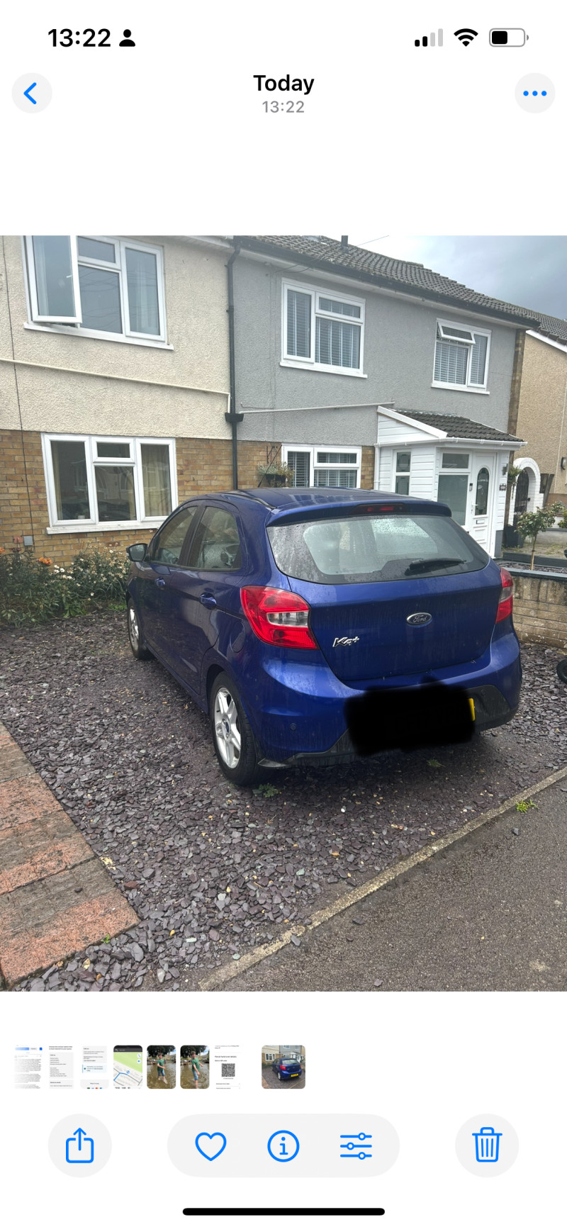 Parking on Betjeman Avenue, NP26