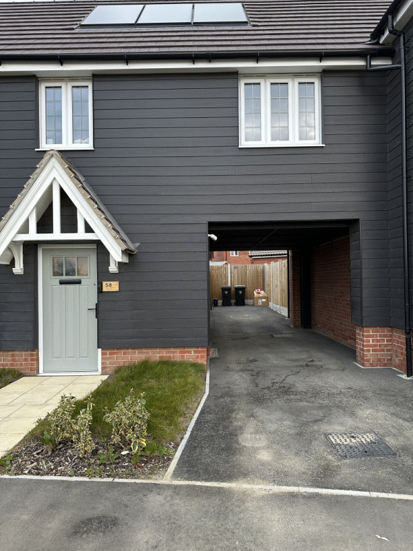 Parking on Crocus Drive, CM22