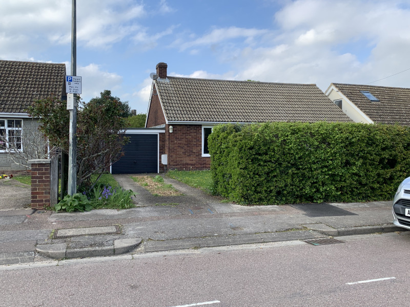 Parking on Serby Avenue, SG8