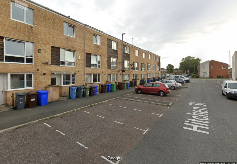Parking on Hitchen Street, M13