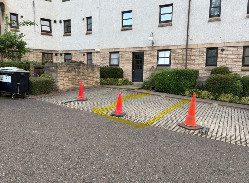 Parking on St. Leonards Lane, EH8