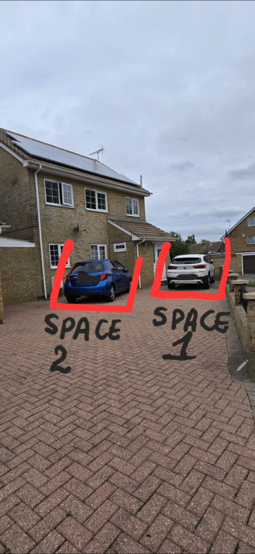 Parking on Langley Drive, RH11