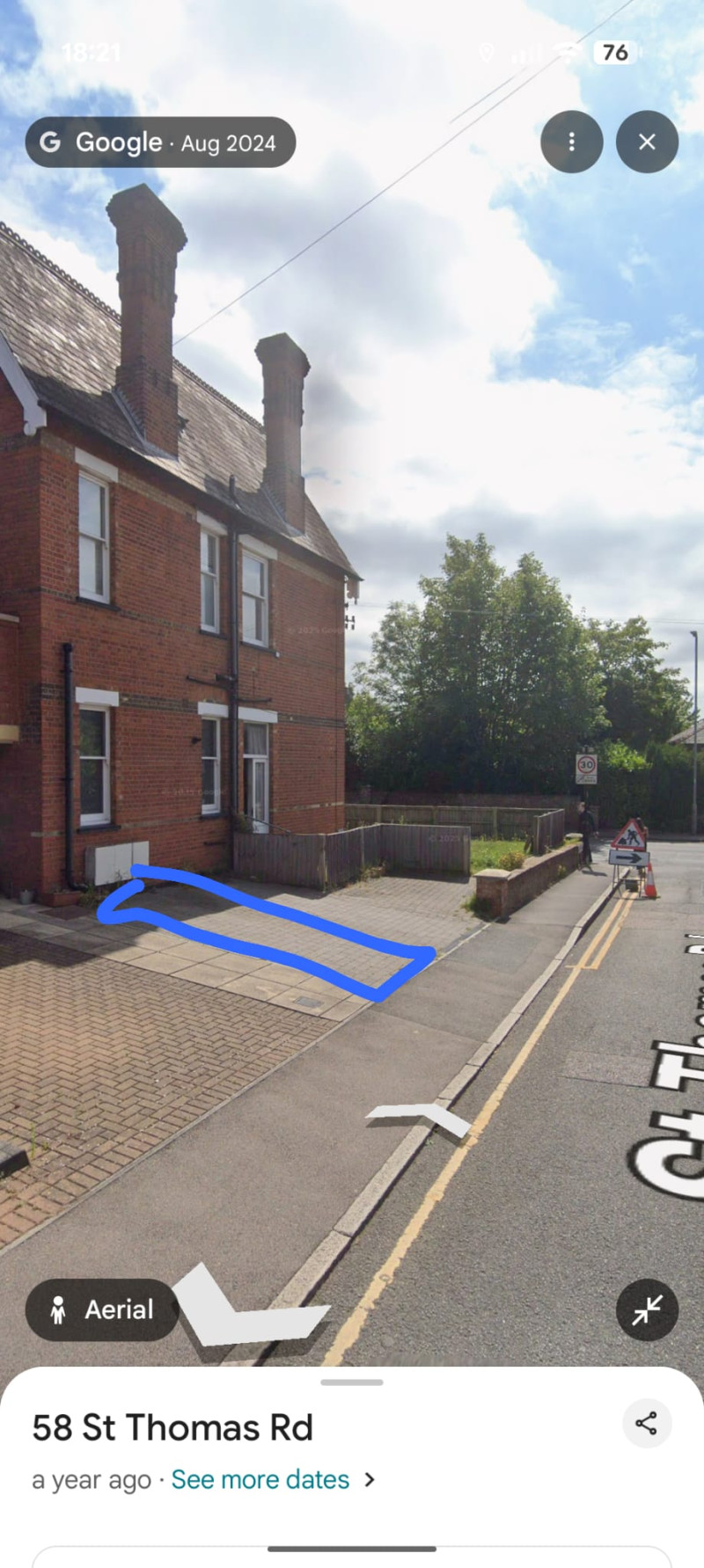 Parking on Queens Road, CM14