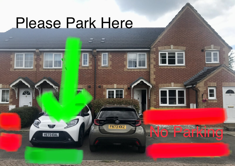 Parking space on Banbury Close, RG41
