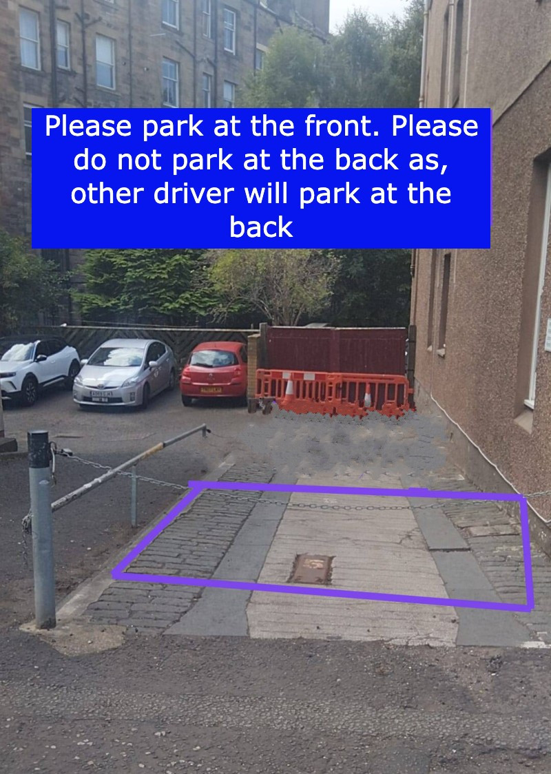 Parking on Murieston Road, EH11