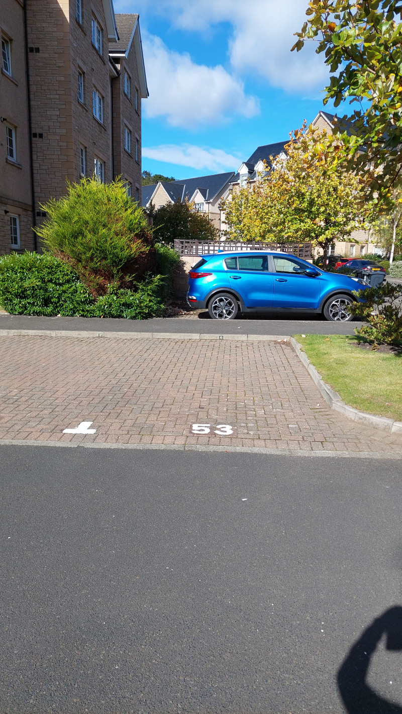 Parking on Roseburn Maltings, EH12