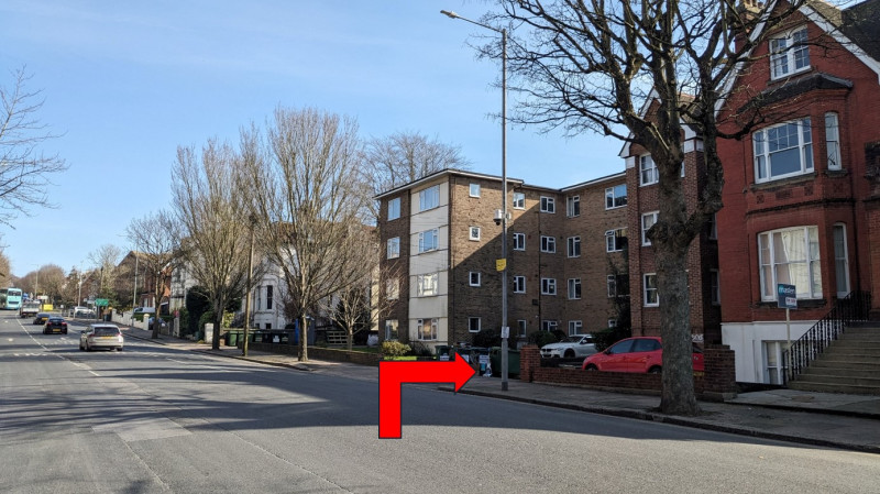 Parking on Stanford Avenue, BN1