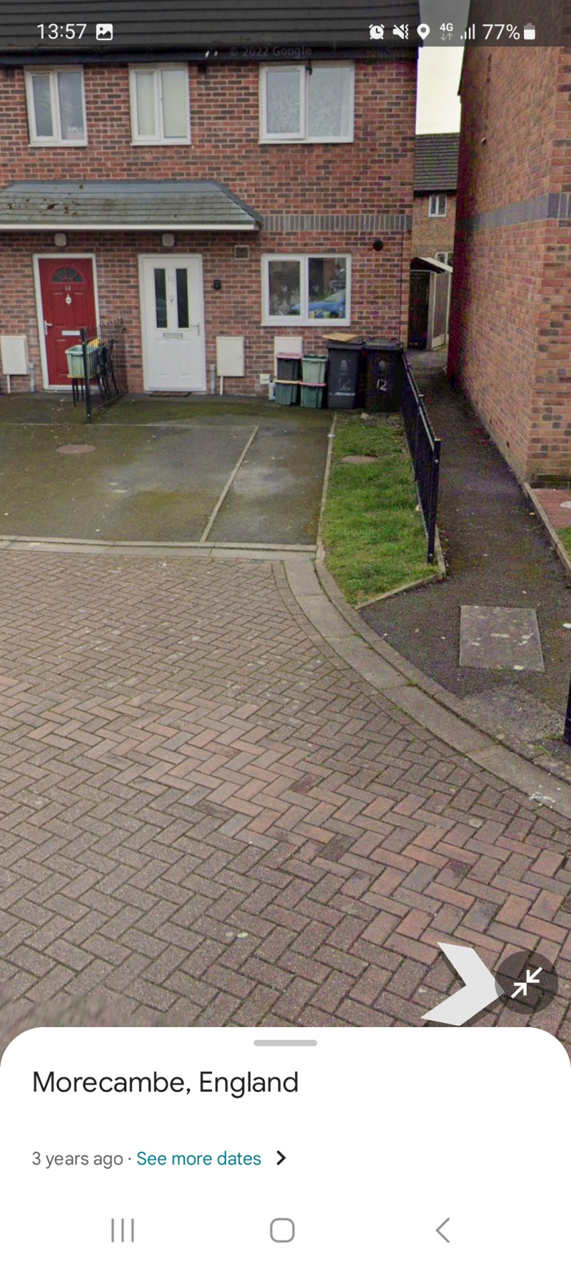 Parking on Whitmoor Close, LA4