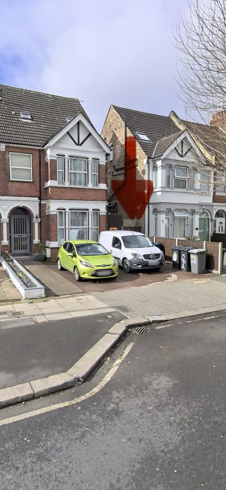 Parking on Long Lane, N3