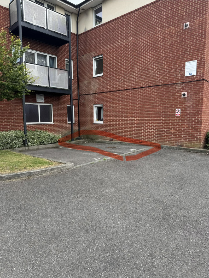Parking on Medici Close, IG3