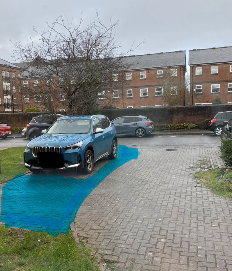 Parking on Mervinian Close, CF10