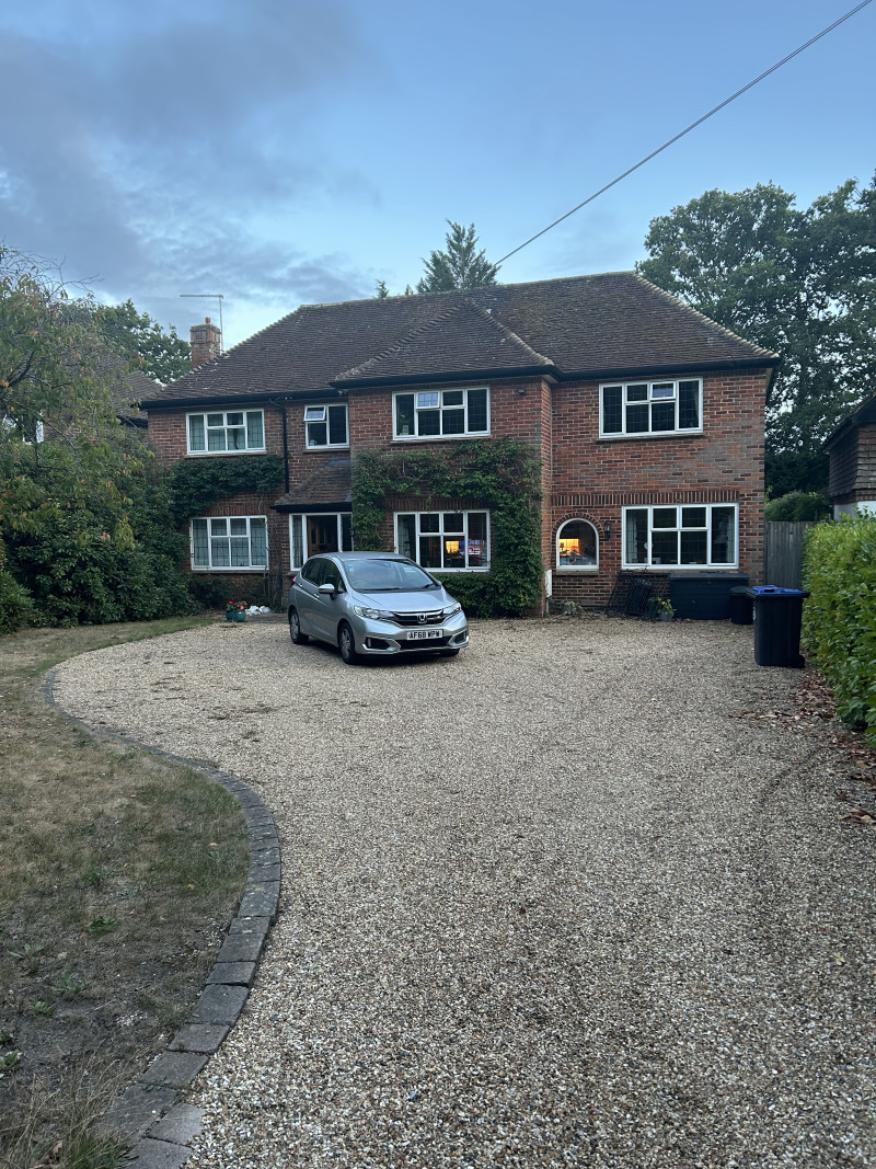 Parking on Prey Heath Road, GU22