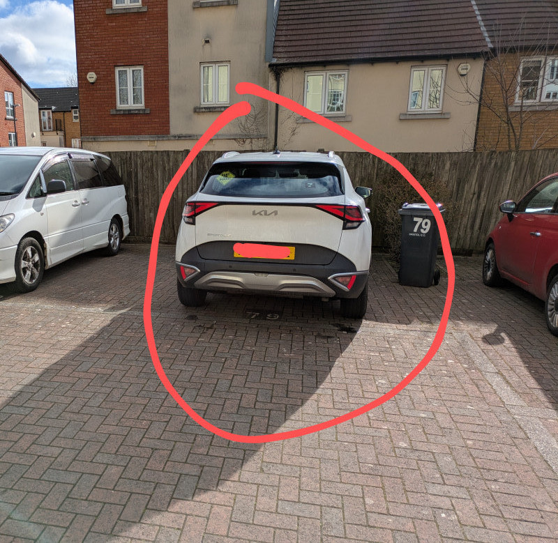 Parking on Bartholomews Square, BS7