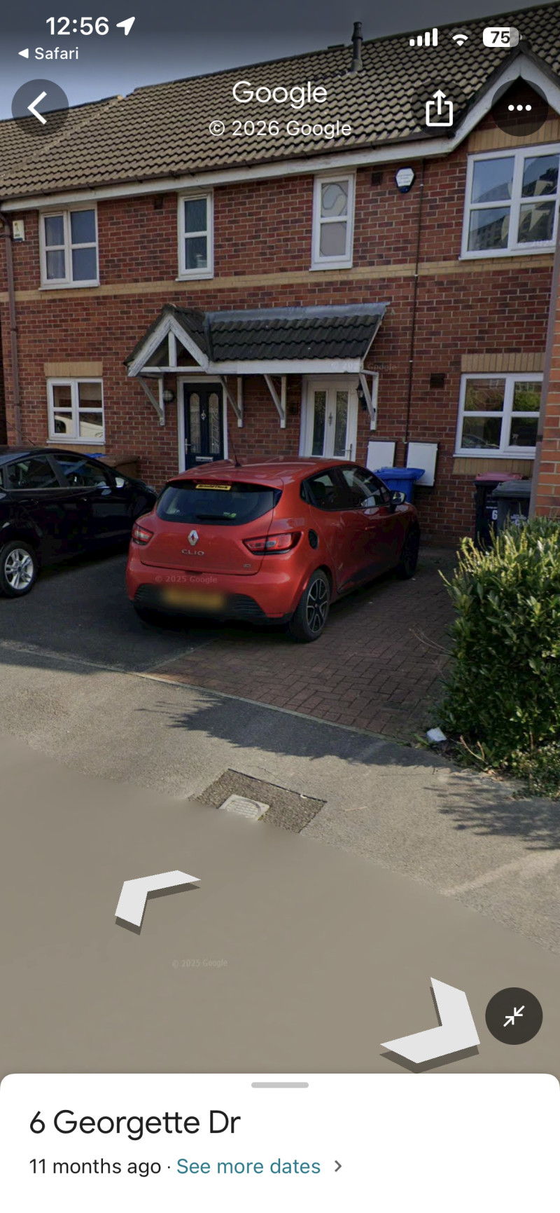 Parking on Georgette Drive, M3