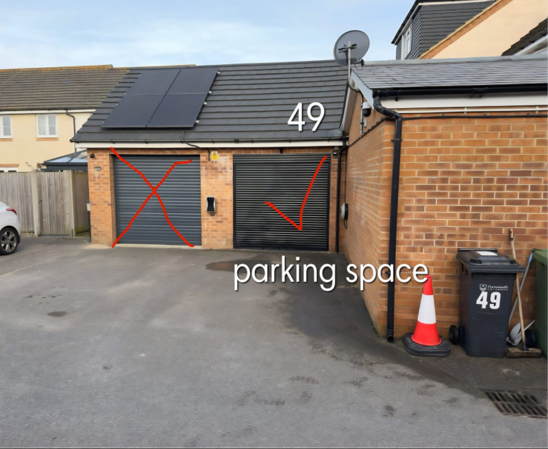 Parking on Cotton Road, PO3