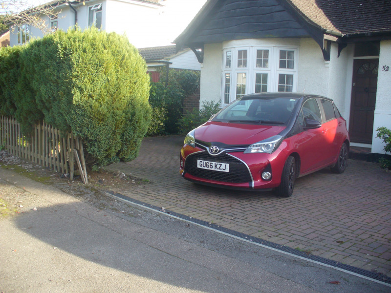 Parking on Silverlea Gardens, RH6