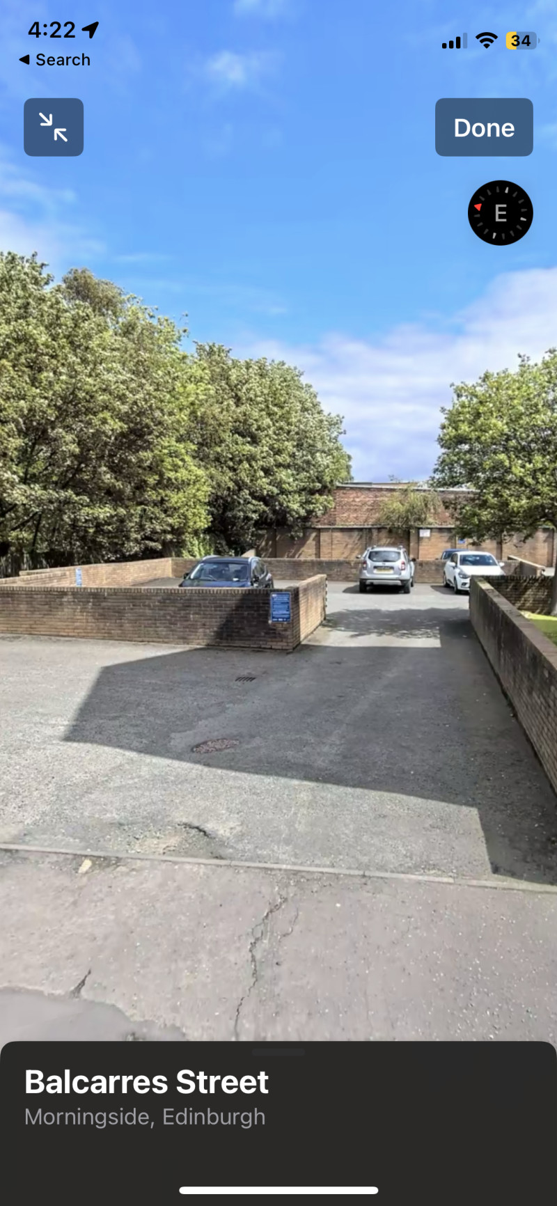 Parking on Craighouse Gardens, EH10