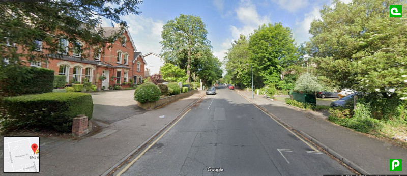 Parking on Worcester Road, SM2