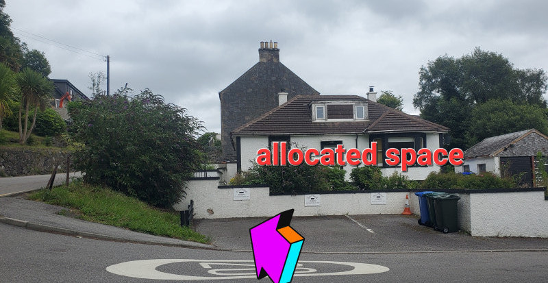 Parking on Glencruitten Road, PA34