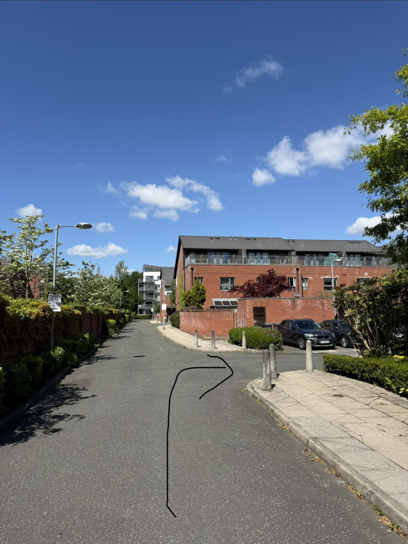 Parking on Montmano Drive, M20
