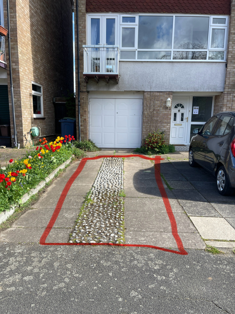 Parking on Rookery Court, SL7