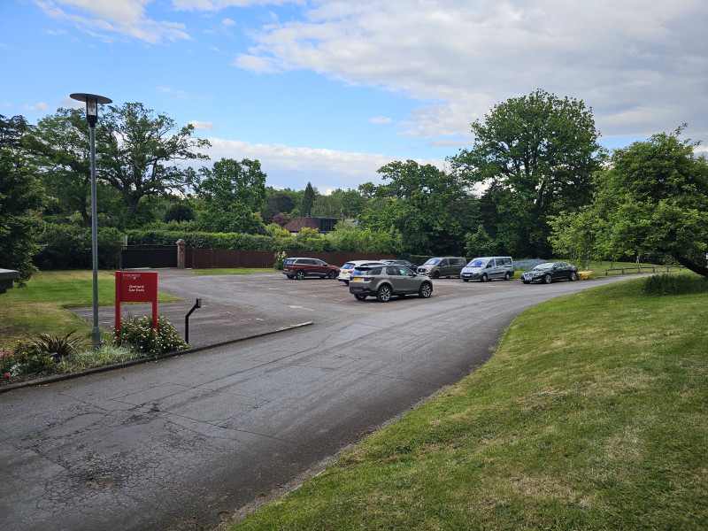 Parking on Wells Lane, SL5