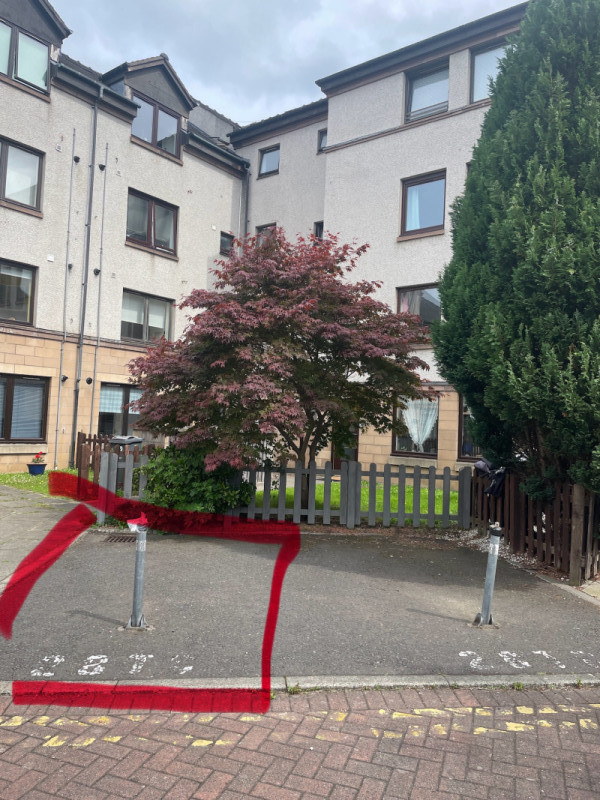 Parking on Terrars Croft, EH8