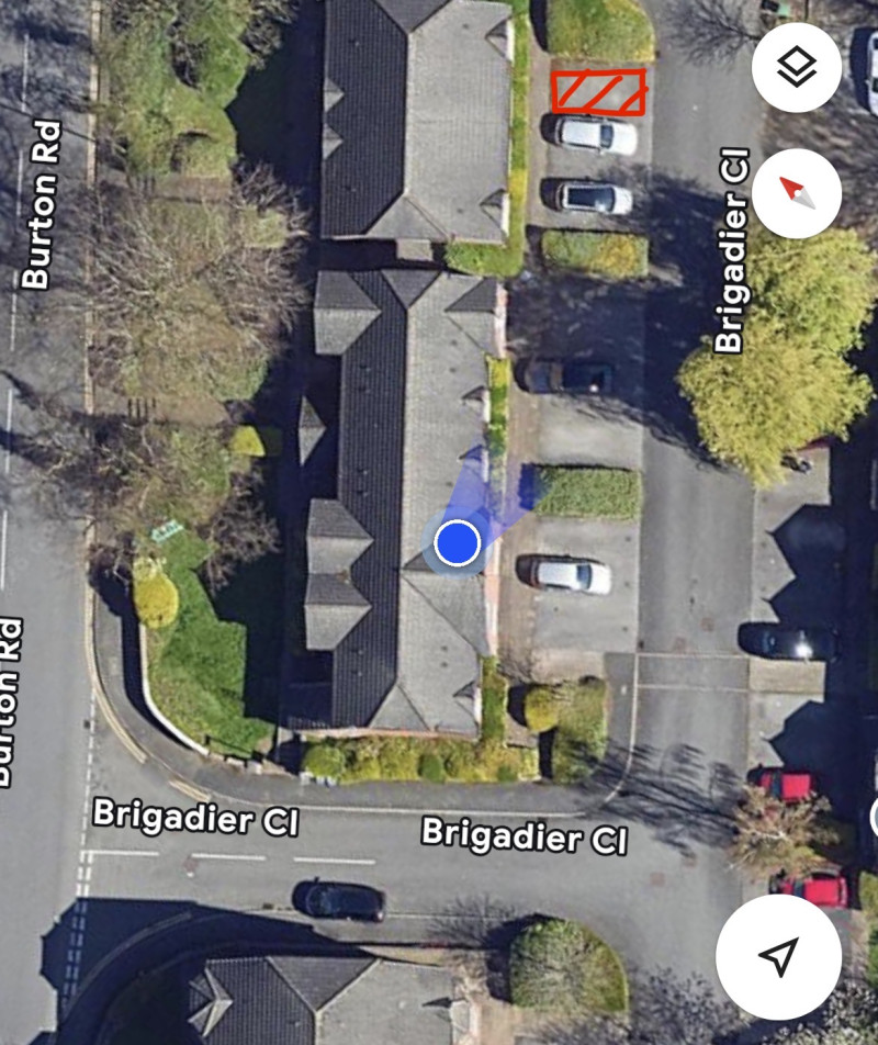 Parking on Burton Road, M20