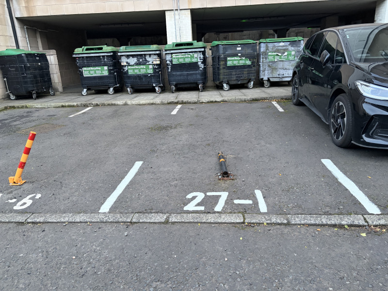 Parking on Fettes Row, EH3