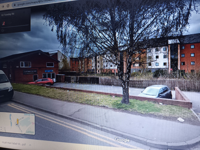 Parking on Faraday Road, NG7