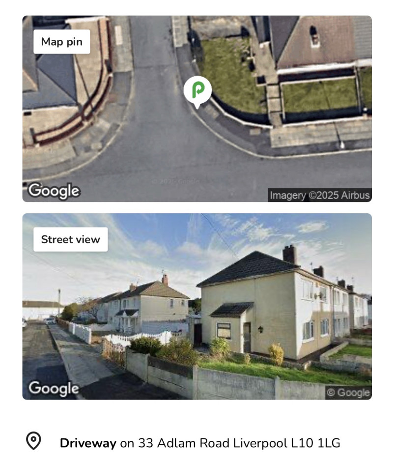 Parking on Adlam Road, L10