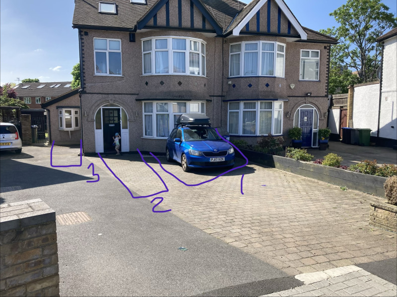 Parking on Lennox Gardens, NW10