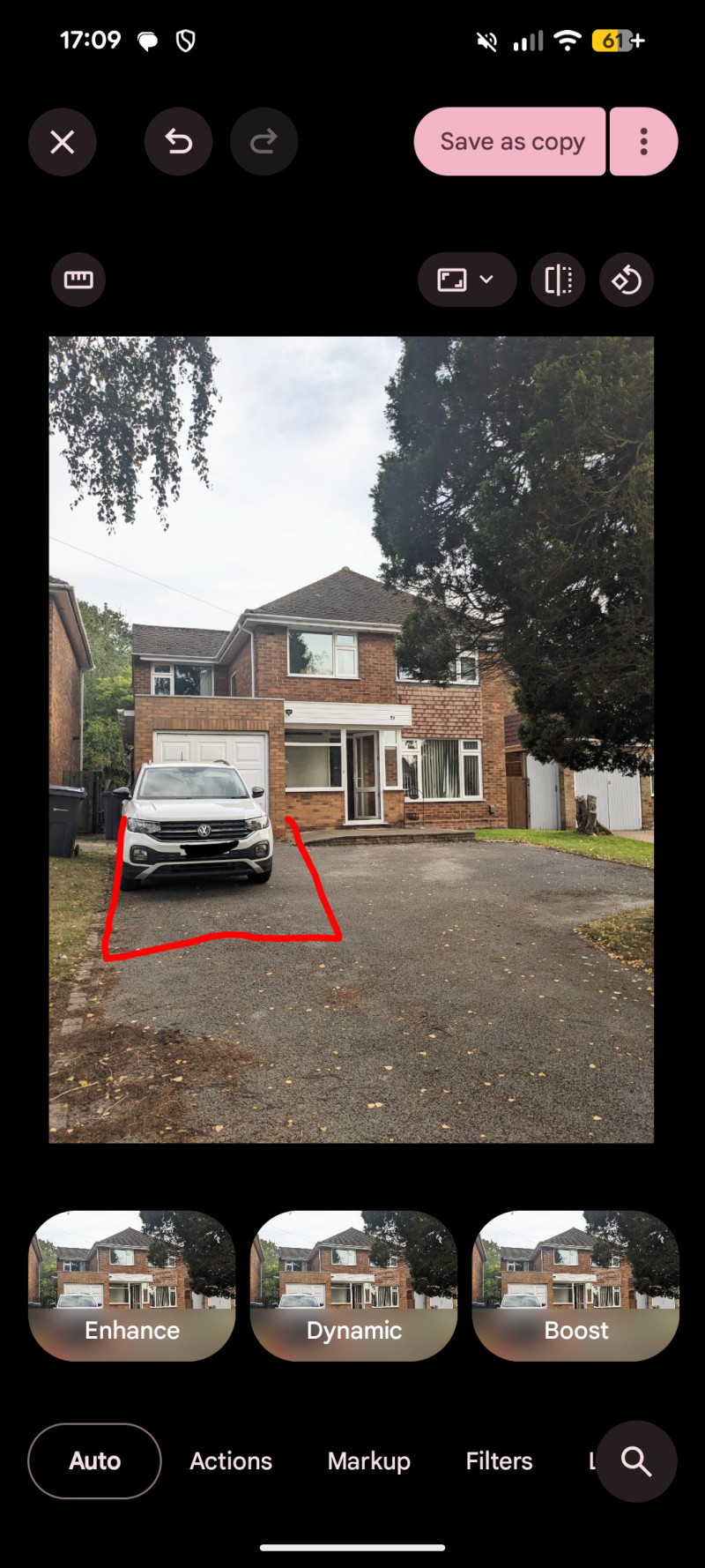 Parking on Honeyborne Road, B75