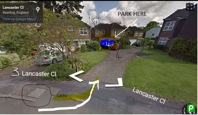 Parking on Lancaster Close, RG1
