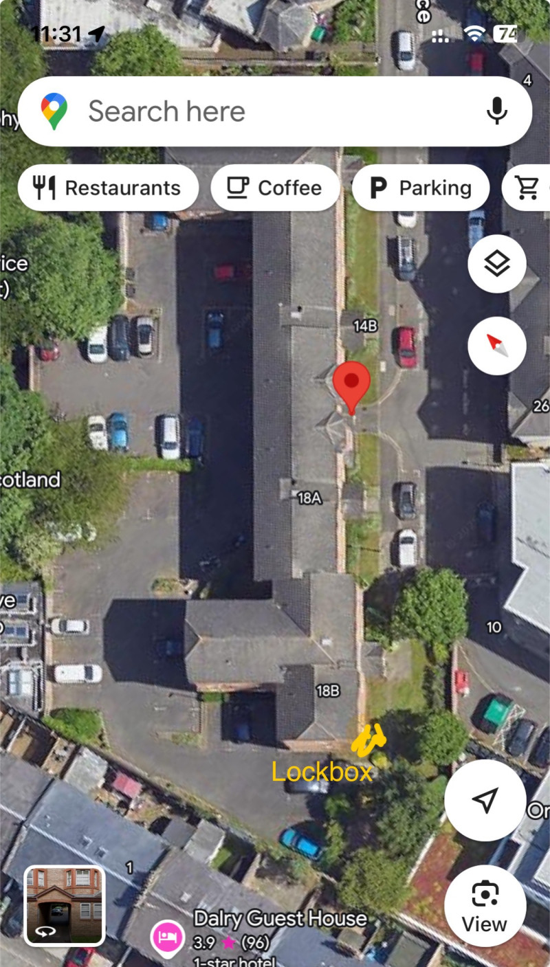 Parking on Orwell Terrace, EH11