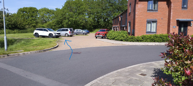 Parking on Wooding Drive, TF3