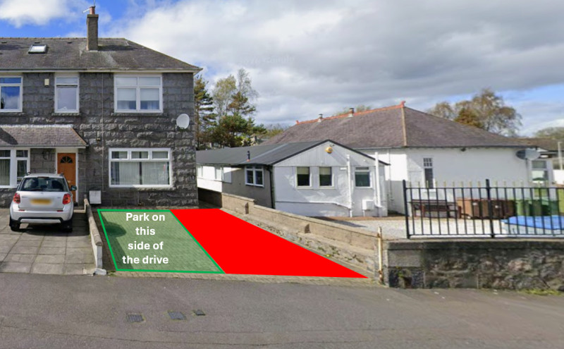 Parking on Orchard Road, AB24