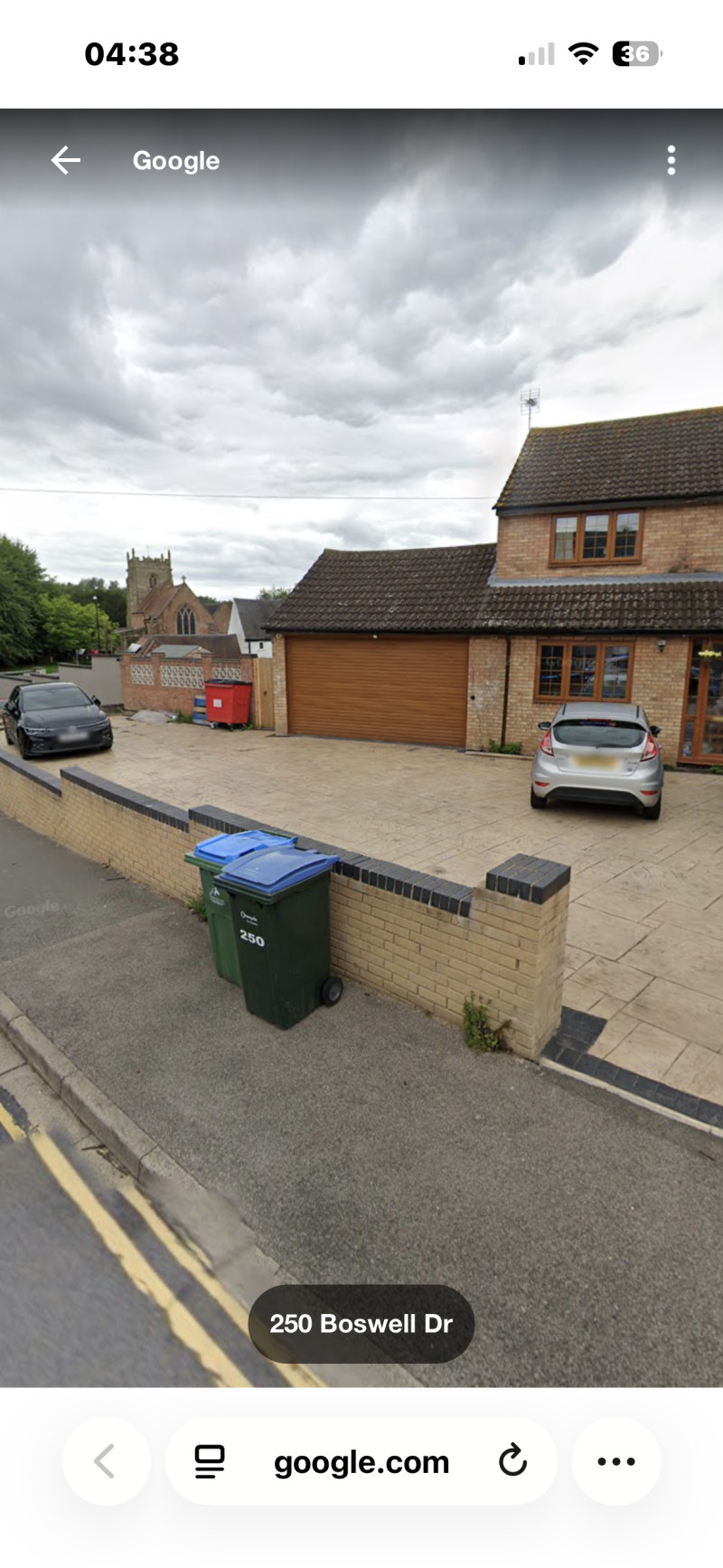Parking on Boswell Drive, CV2